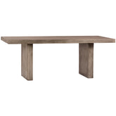 Santino Dark Grey Concrete Finish Outdoor Dining Table